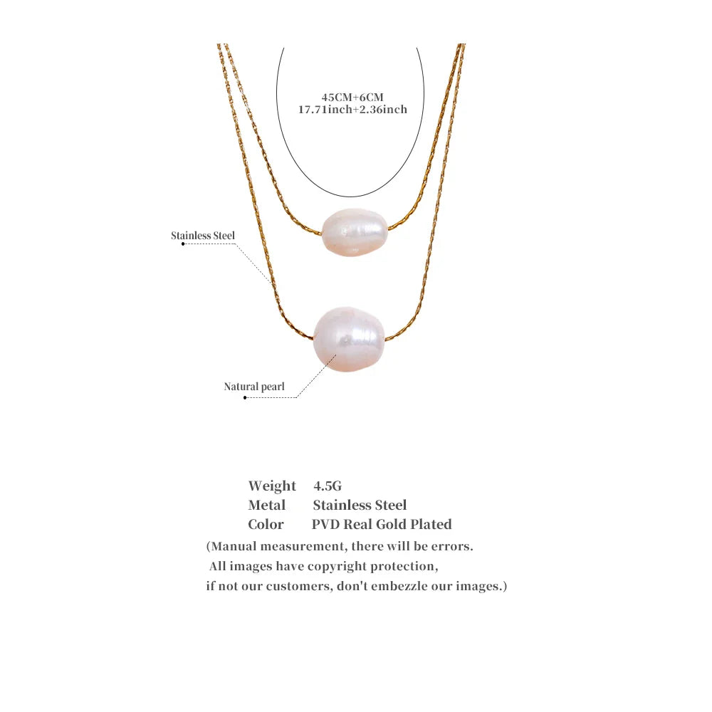 Dainty Pearl Necklace