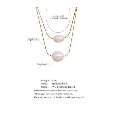 Dainty Pearl Necklace