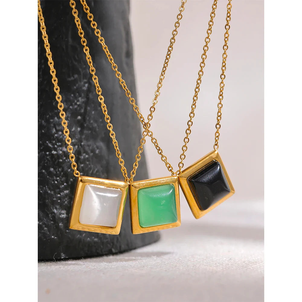 Opal Pendant Necklace