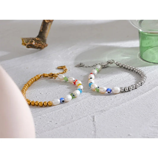 Evil Eye Beaded Bracelet