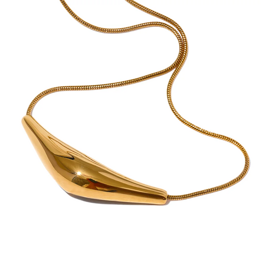 Cast Pendant Clavicle Necklace