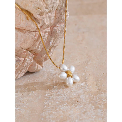 Gold Flower Pendant