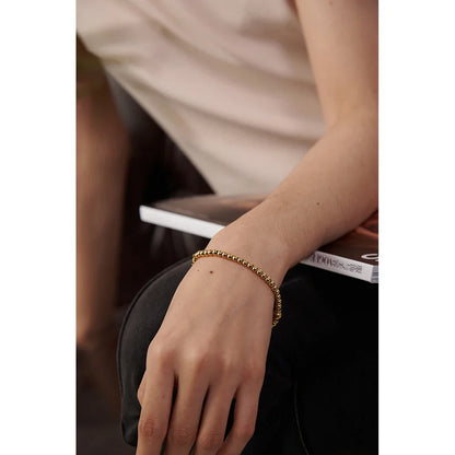 Bead Chain CZ Bracelet
