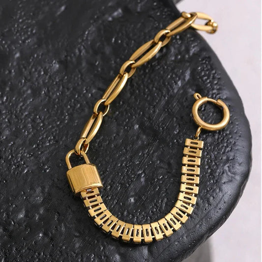 Gold Tennis Bracelet Cubic Zirconia