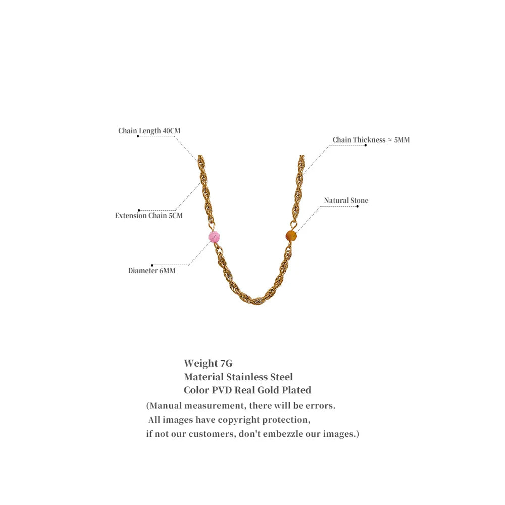 Colorful Stone Necklace