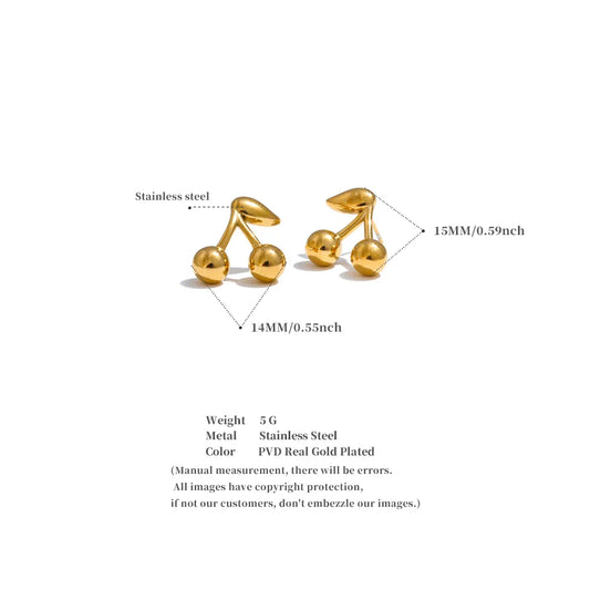 Cherry earrings