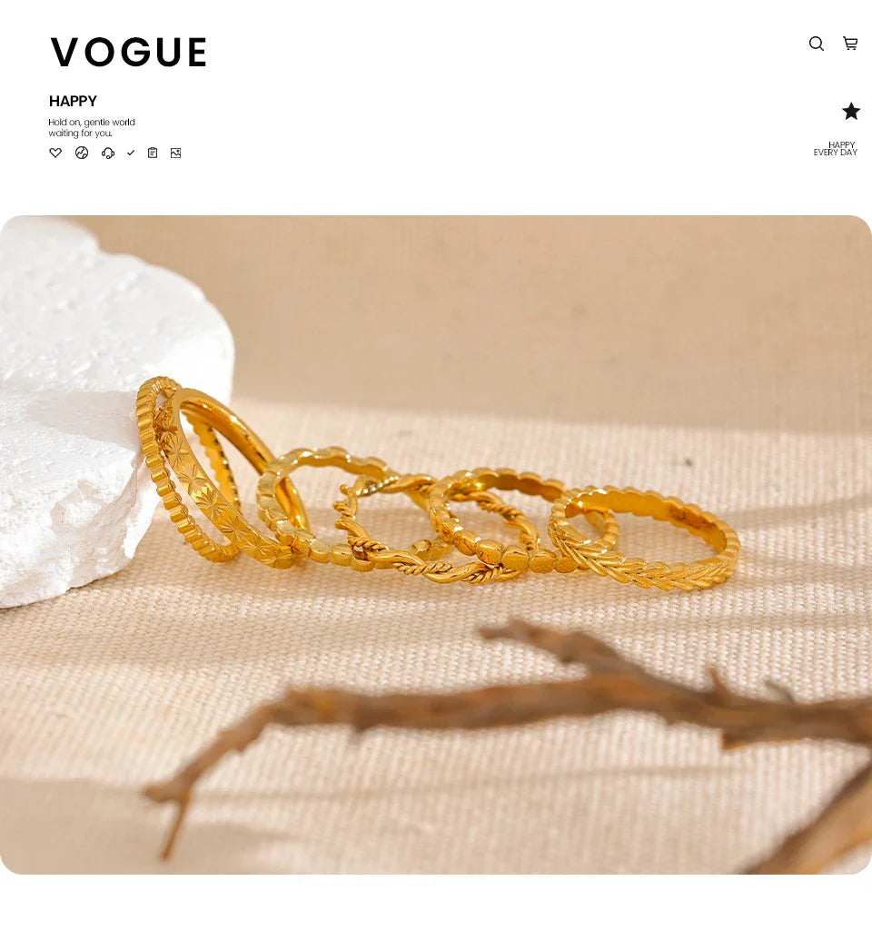 Stacking rings
