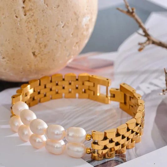 Pearl Chain Bracelet