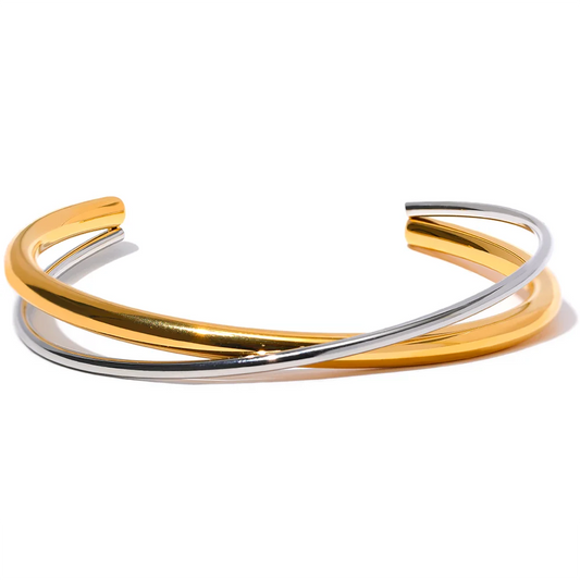 Double Color Cuff Bracelet