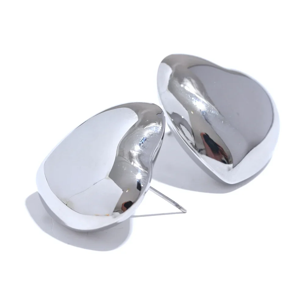 Heart Shaped Stud Earrings