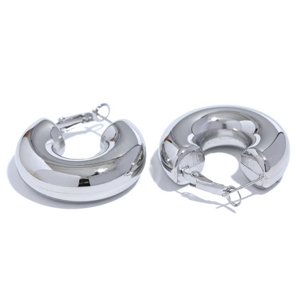 Chunky Hoop Earrings