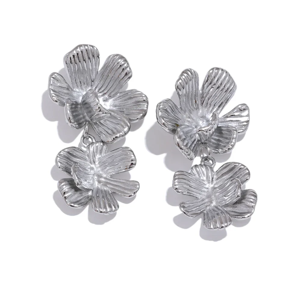 Flower Drop Earrings