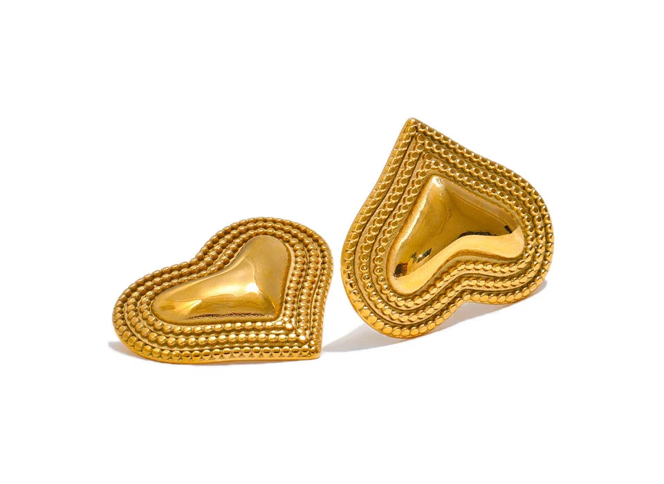 Heart shaped earrings