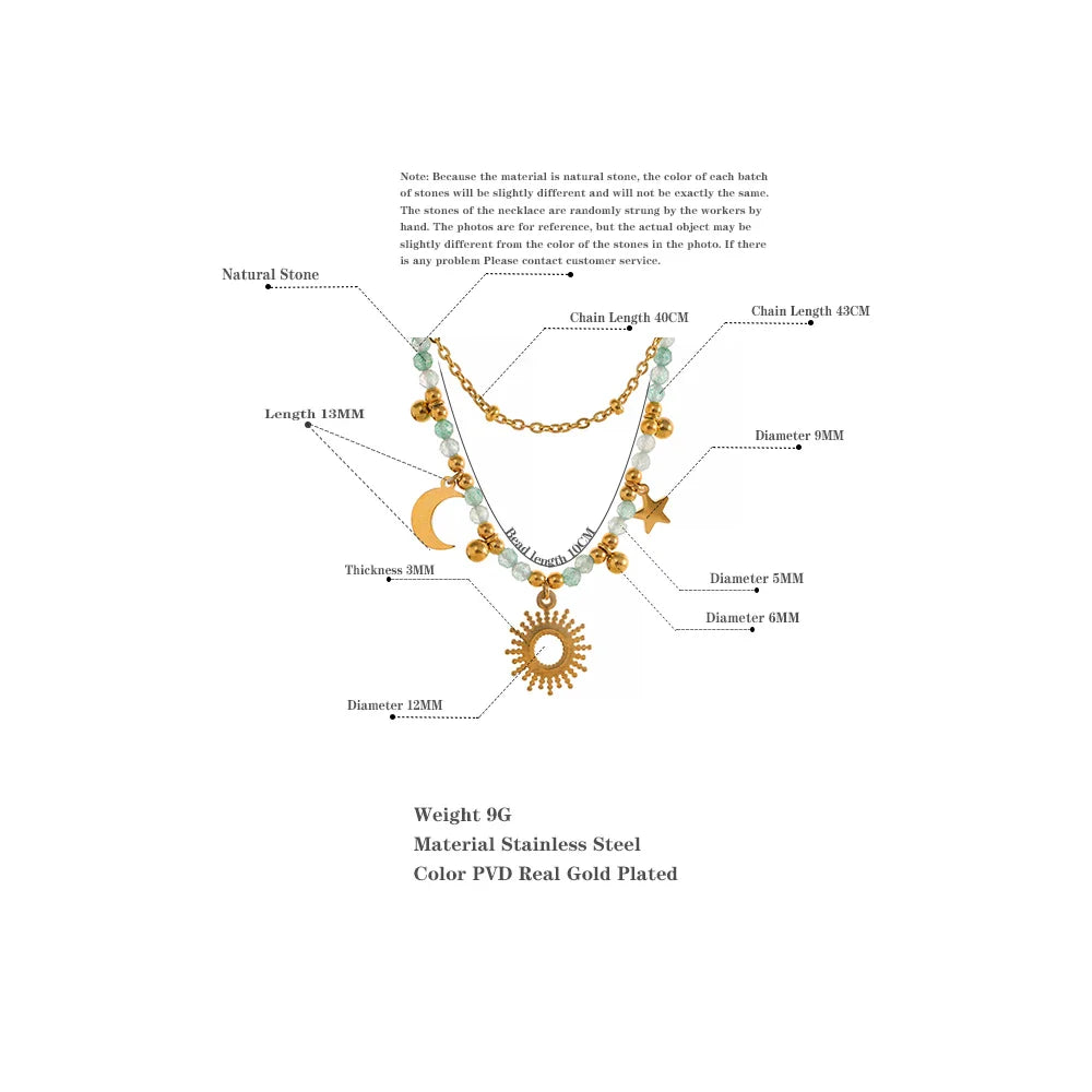 Double Chain Layered Necklace