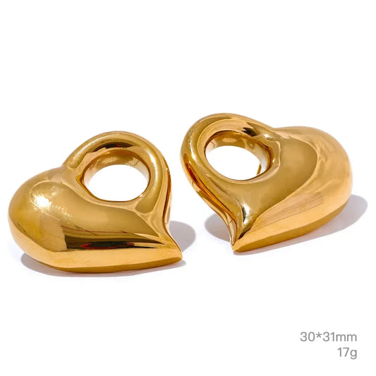 Heart Ear Studs