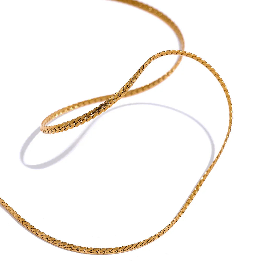 Minimalist Thin Chain Necklace