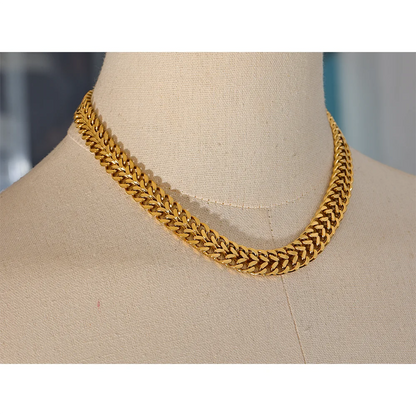 Gold Cuban Chain Necklace