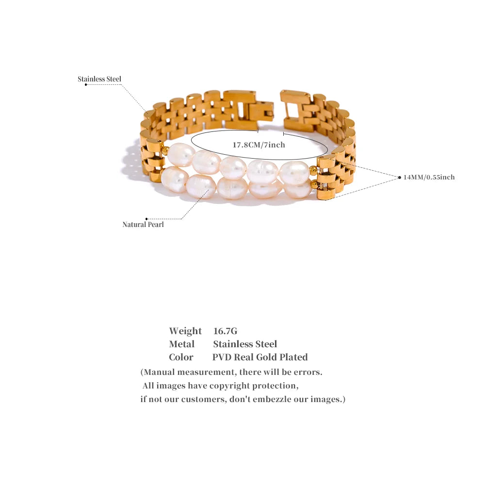 Pearl Chain Bracelet