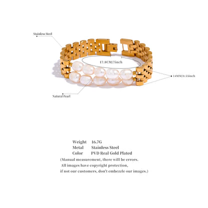Pearl Chain Bracelet