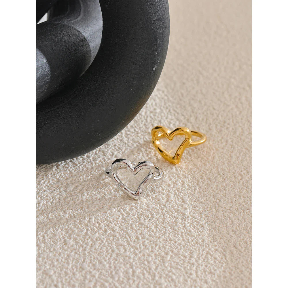 Gold Heart Ring