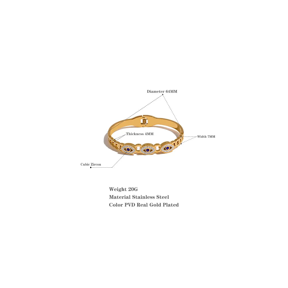 Blue Evil Eye Bracelet