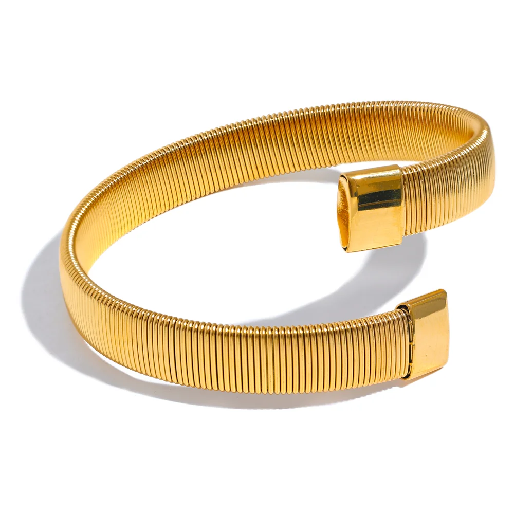 Cuban Chain Cuff Bracelet