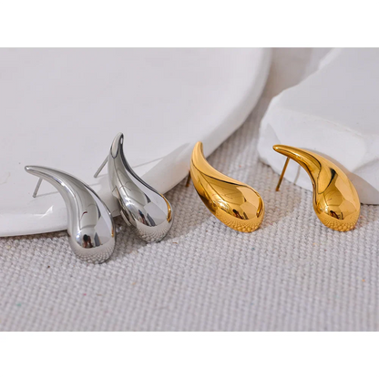 Water Drop Stud Earrings