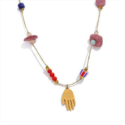 Palm Vintage Tribal Necklace