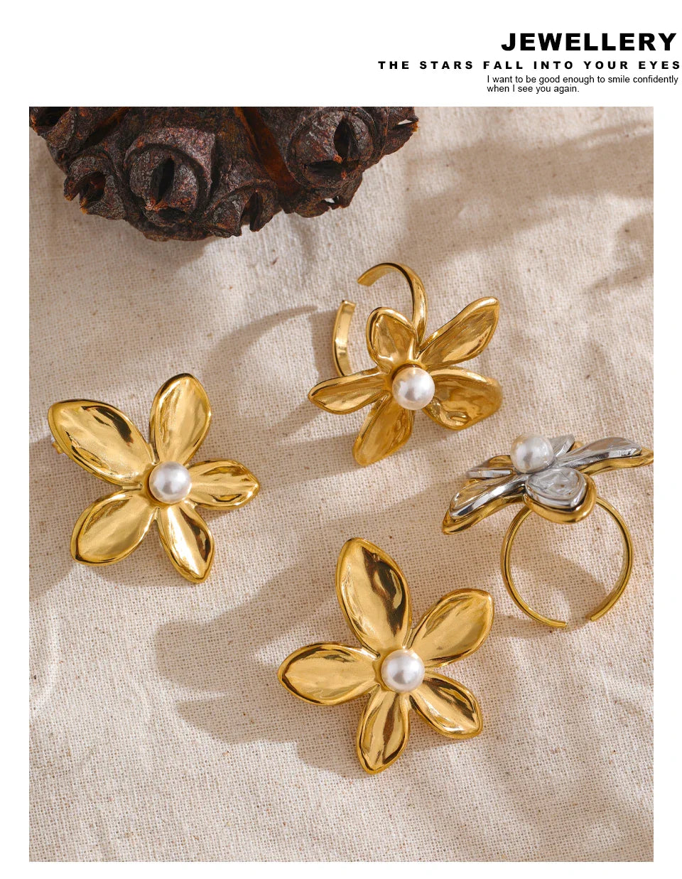 Silver Flower Ring