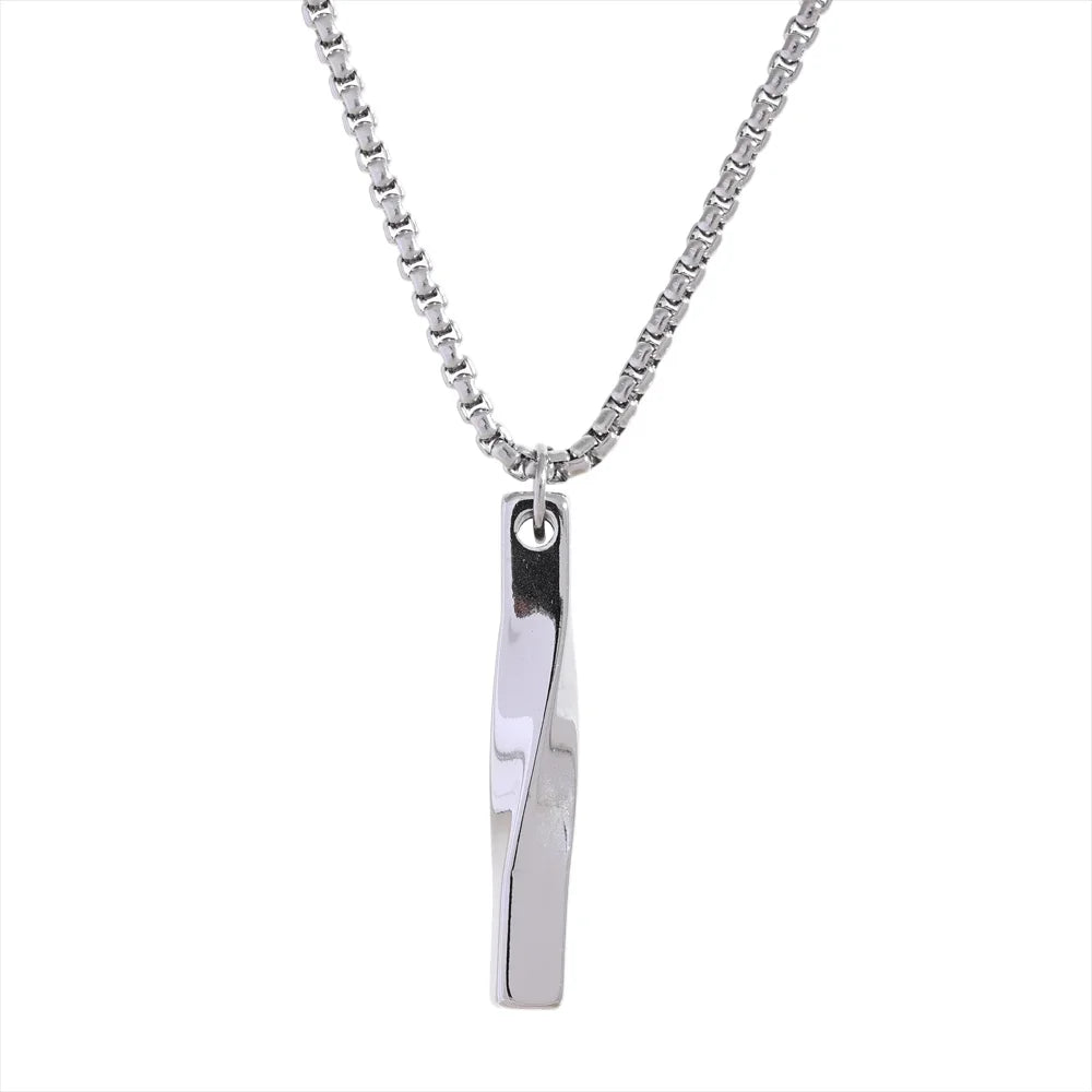 Simple Geometric Pendant Necklace