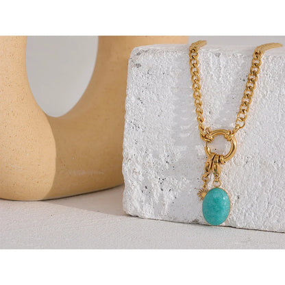 Turquoise Necklace Stone