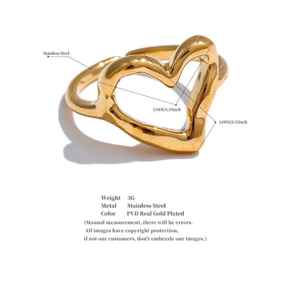 Gold Heart Ring