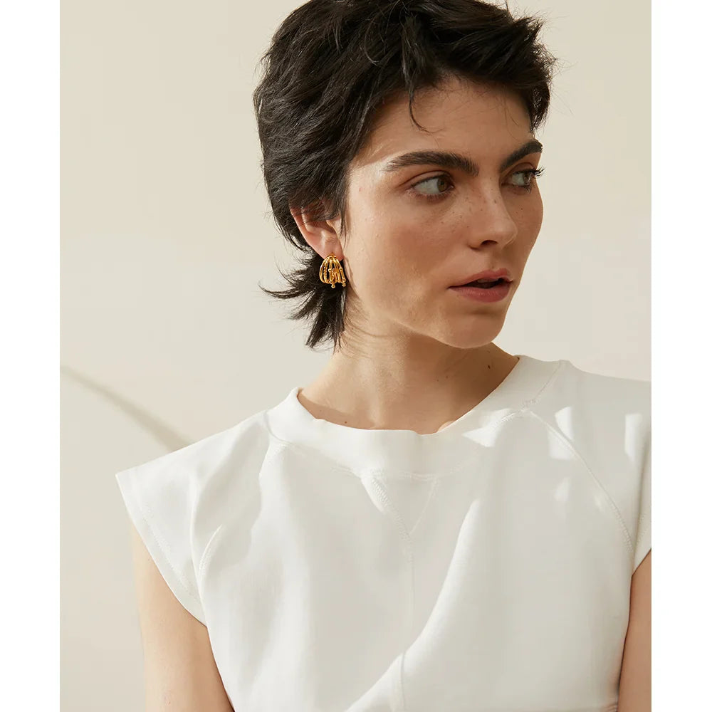 Bold Textured Earrings