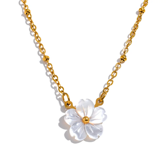 Pearl Flower Necklace