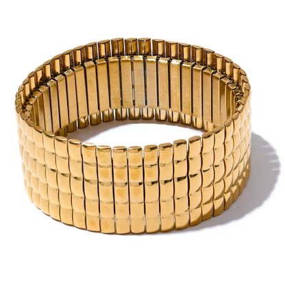 Wide Elastic Bracelet