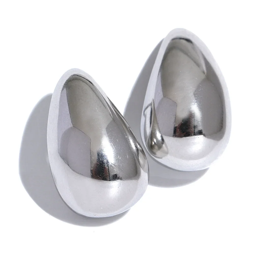 Water Drop Half Empty Earrings