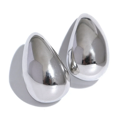 Water Drop Half Empty Earrings