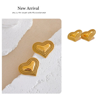 Heart shaped earrings