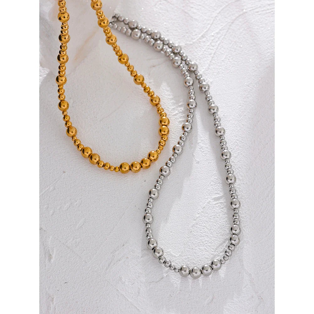 Gold Ball Chain Necklace