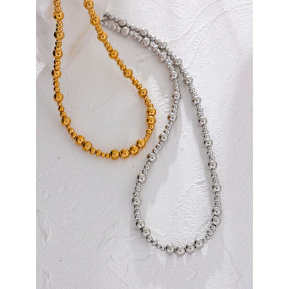 Gold Ball Chain Necklace