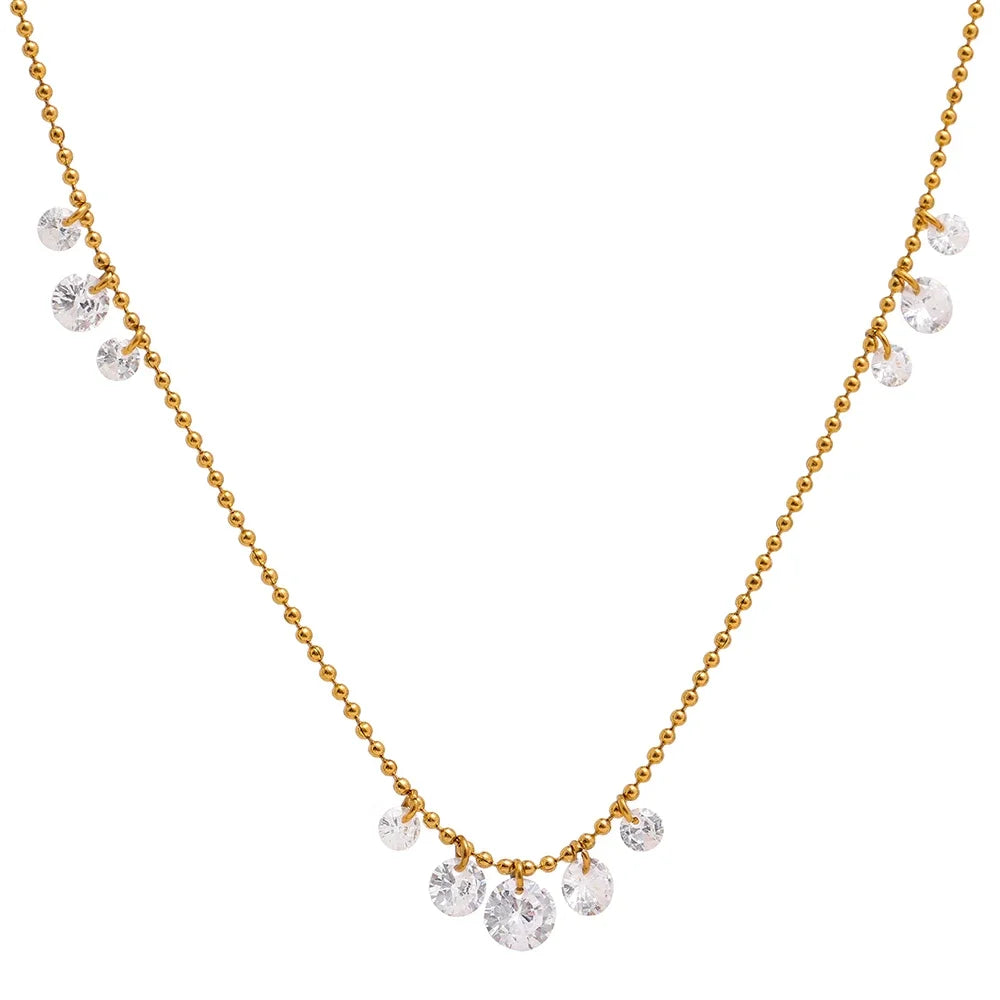 Shimmering Cubic Zirconia Necklace