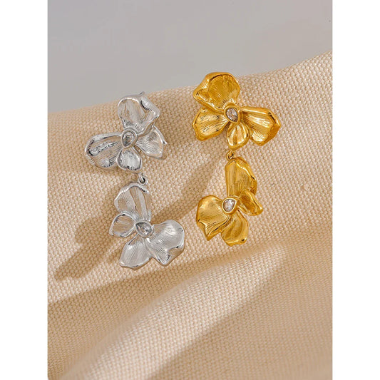 Large Flower Earrings