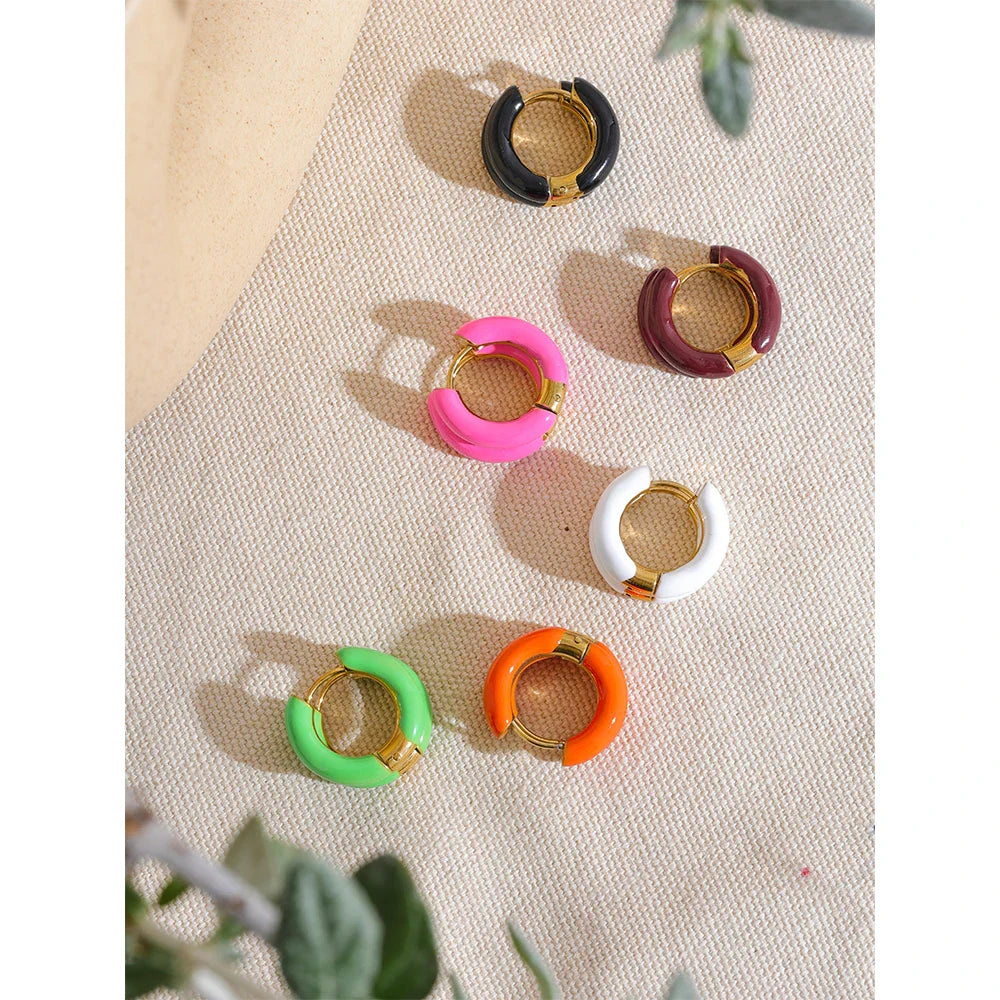 Chunky Hoop Earrings