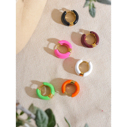 Chunky Hoop Earrings