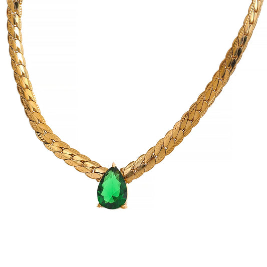 Bling CZ Necklace Bracelet Set
