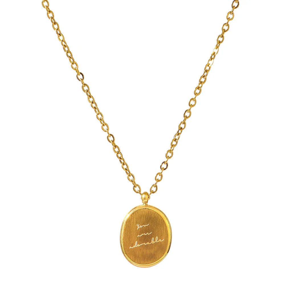 Round Pendant Necklace