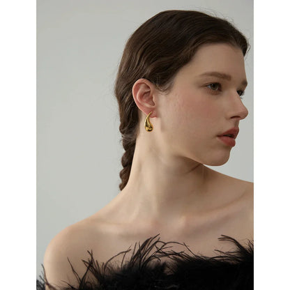 Water Drop Stud Earrings