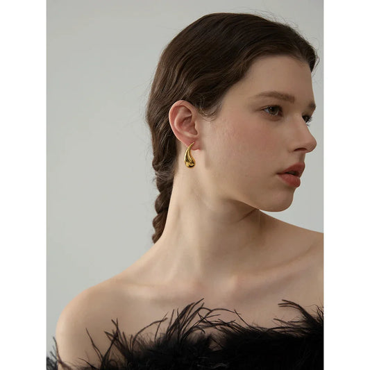 Water Drop Stud Earrings