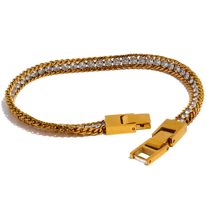 Bling CZ Chain Bracelet