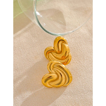 Heart studs
